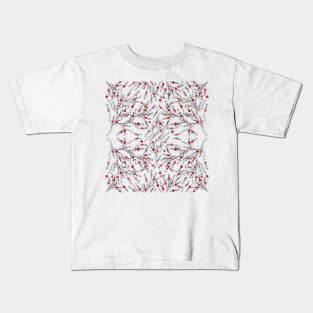 Colorful Heart Branches pattern Kids T-Shirt